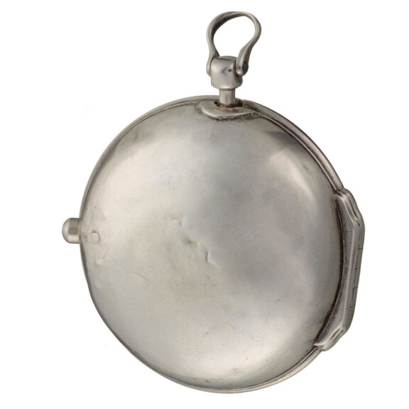 English silver pair cased keywind verge pocket watch Circa 1768 English silver pair cased keywind verge pocket watch Circa 1768