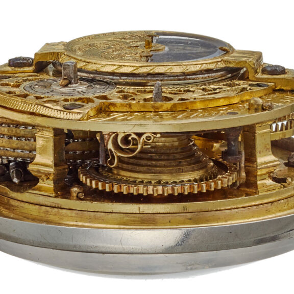English silver pair cased keywind verge pocket watch Circa 1768 English silver pair cased keywind verge pocket watch Circa 1768