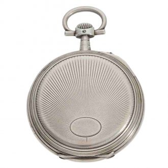 Very large German silver open faced lever pocket watch Circa 1920