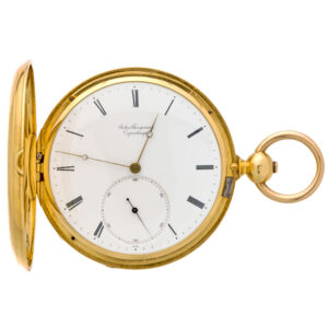 Danish/Swiss gold watch with chronometer escapement Circa 1855