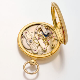 Danish/Swiss gold watch with chronometer escapement Circa 1855