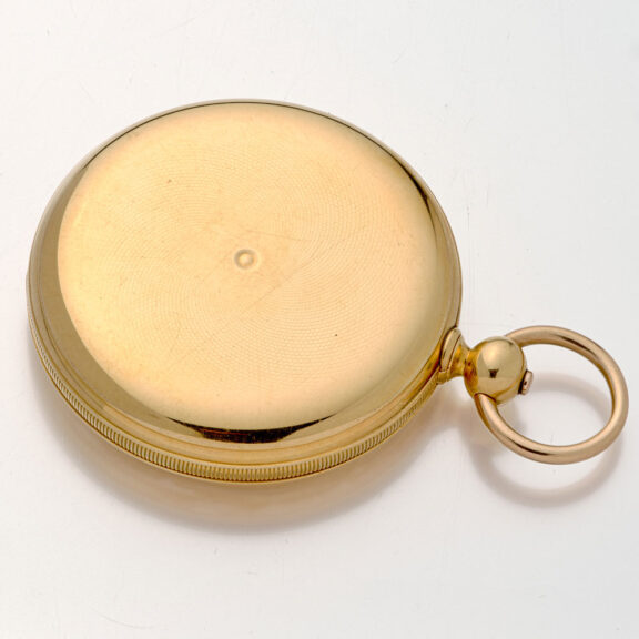 Danish/Swiss gold watch with chronometer escapement Circa 1855 Danish/Swiss gold watch with chronometer escapement Circa 1855