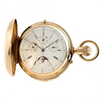 Swiss astronomical minute repeating pocket watch Circa 1902