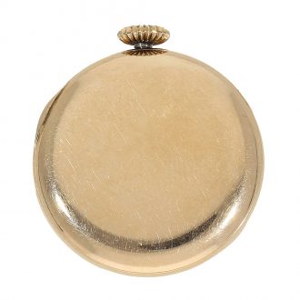 Swiss 14 Carat gold lever escapement buttonhole watch Circa 1900