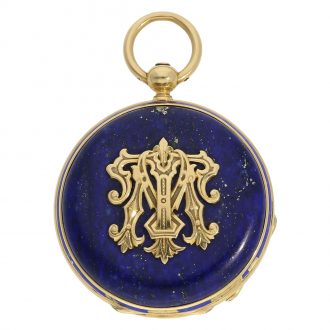 English 18k gold Lepine open faced pocket watch Circa 1850