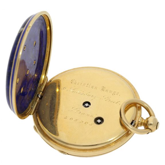 English 18k gold Lepine open faced pocket watch Circa 1850 English 18k gold Lepine open faced pocket watch Circa 1850