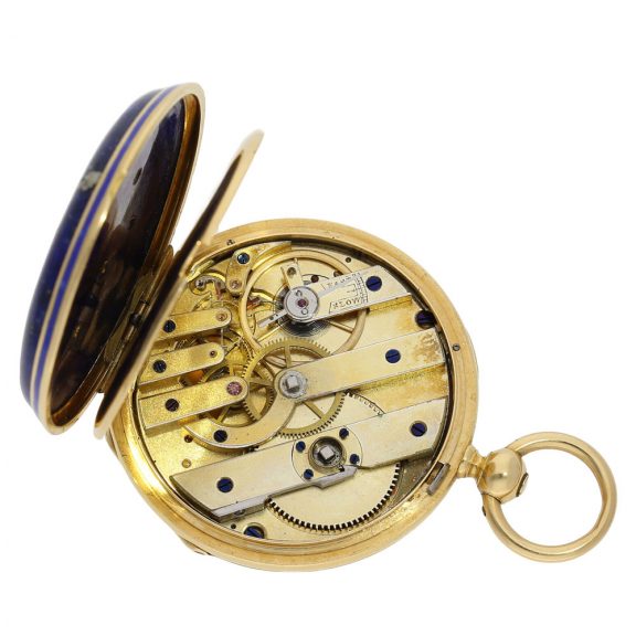 English 18k gold Lepine open faced pocket watch Circa 1850 English 18k gold Lepine open faced pocket watch Circa 1850