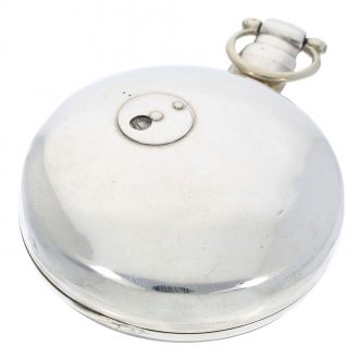 English silver key wind verge pocket watch Circa 1780