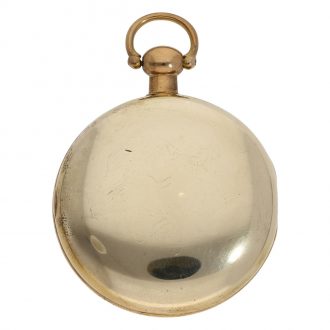 English gold plated open faced cylinder watch Circa 1780