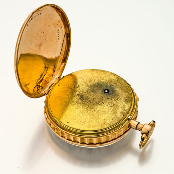 French gold quarter repeating verge watch Circa 1810 French gold quarter repeating verge watch Circa 1810