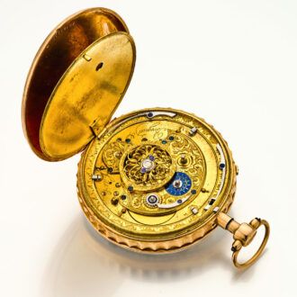 French gold quarter repeating verge watch Circa 1810 French gold quarter repeating verge watch Circa 1810