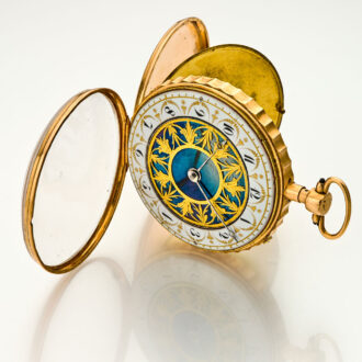 French gold quarter repeating verge watch Circa 1810 French gold quarter repeating verge watch Circa 1810