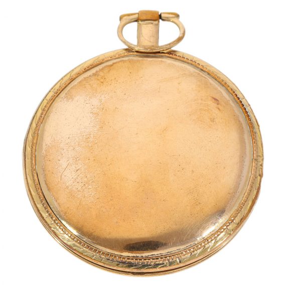 Early French gold plated verge pocket watch Circa 1824 Early French gold plated verge pocket watch Circa 1824