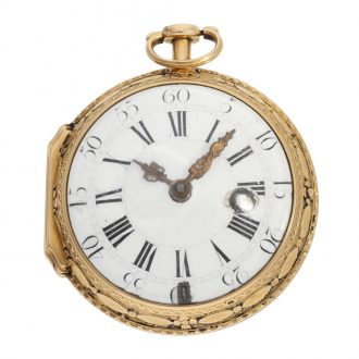 French multi coloured gold Louis XV verge watch Circa 1765 (Copy)