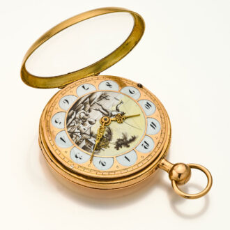 Fine Swiss quarter repeating gold pocket watch Circa 1820