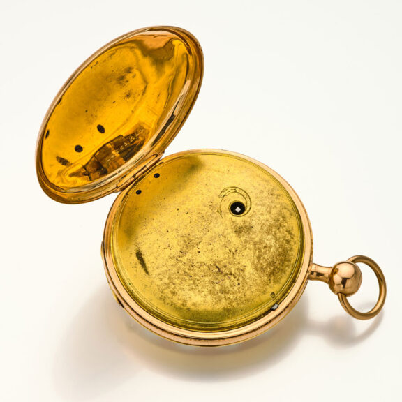 Fine Swiss quarter repeating gold pocket watch Circa 1820 Fine Swiss quarter repeating gold pocket watch Circa 1820