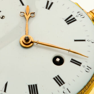 Fine French gold quarter repeating pocket watch “à toc” Circa 1800 Fine French gold quarter repeating pocket watch “à toc” Circa 1800