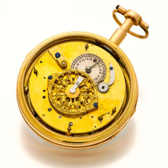 Fine French gold quarter repeating pocket watch “à toc” Circa 1800 Fine French gold quarter repeating pocket watch “à toc” Circa 1800