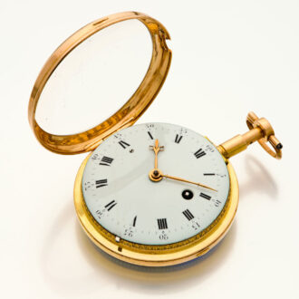Fine French gold quarter repeating pocket watch “à toc” Circa 1800 Fine French gold quarter repeating pocket watch “à toc” Circa 1800