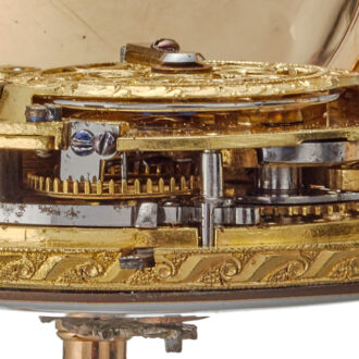 A gold Swiss quarter repeating verge by Le Roy Circa 1770