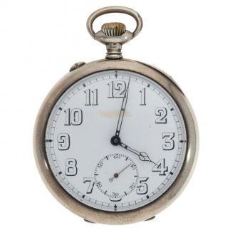 Swiss silver lever watch for the U.S. Corps of Engineers Circa 1910