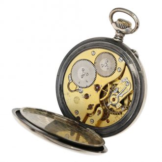 Swiss silver lever watch for the U.S. Corps of Engineers Circa 1910