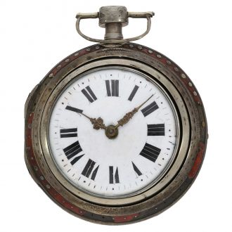 Impressive Austrian verge watch with three cases Circa 1780