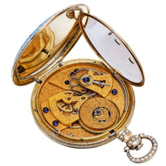Swiss rare pair of pocket watches for the Chinese market Circa 1880