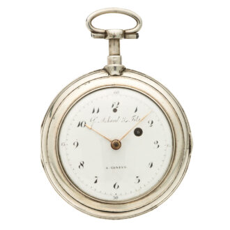 Swiss quarter repeating watch decorated with tortoiseshell Circa 1790 Swiss quarter repeating watch decorated with tortoiseshell Circa 1790