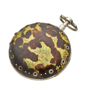Swiss quarter repeating watch decorated with tortoiseshell Circa 1790