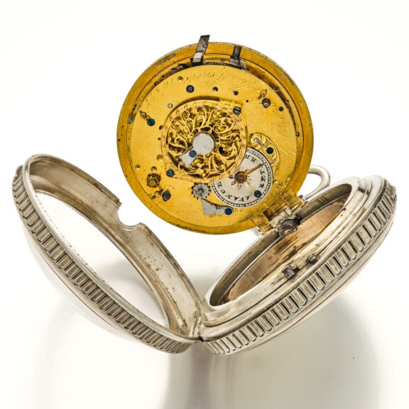 Swiss quarter repeating watch decorated with tortoiseshell Circa 1790 Swiss quarter repeating watch decorated with tortoiseshell Circa 1790