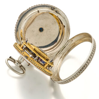 Swiss quarter repeating watch decorated with tortoiseshell Circa 1790 Swiss quarter repeating watch decorated with tortoiseshell Circa 1790