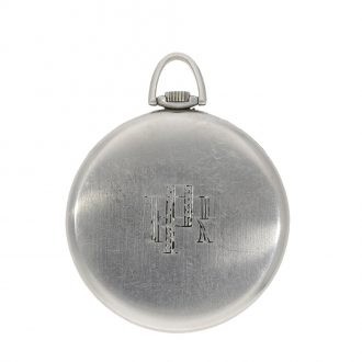 Swiss elegant lever watch in a stainless steel case Circa 1930