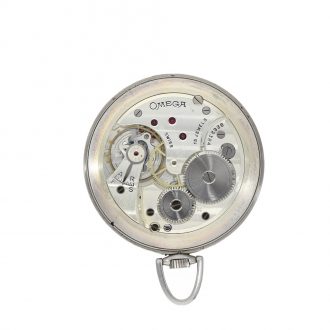 Swiss elegant lever watch in a stainless steel case Circa 1930