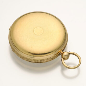 English gold fusee lever in a 18 carat gold case Circa 1842