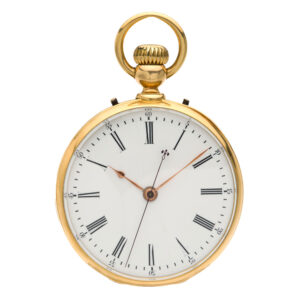Swiss gold watch with portrait of King Umberto 1 of Italy Circa 1890