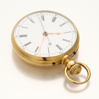 Swiss gold watch with portrait of King Umberto 1 of Italy Circa 1890