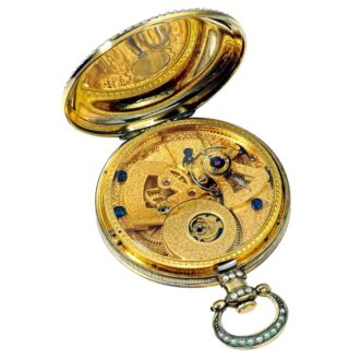 Swiss silver duplex watch for the Chinese market Circa 1840