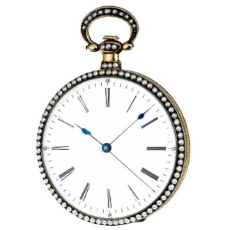 Swiss silver duplex watch for the Chinese market Circa 1840