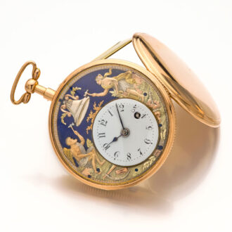 French gold repeating automaton with Jaquemarts Circa 1820