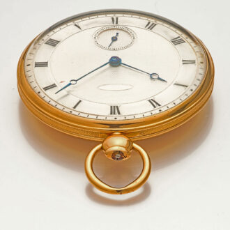 Early Swiss rose gold minute repeating pocket watch Circa 1820