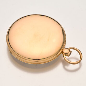 Early Swiss rose gold minute repeating pocket watch Circa 1820