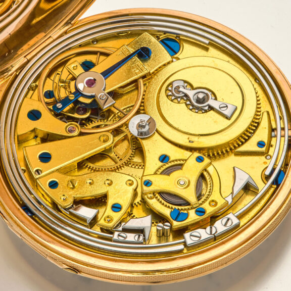 Early Swiss rose gold minute repeating pocket watch Circa 1820 Early Swiss rose gold minute repeating pocket watch Circa 1820