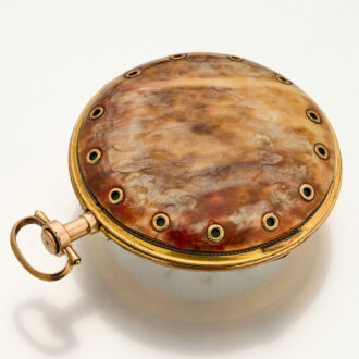 French gold self-striking hour repeating clock watch Circa 1810