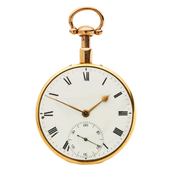 Heavy English gold quarter repeating duplex watch Circa 1813 Heavy English gold quarter repeating duplex watch Circa 1813