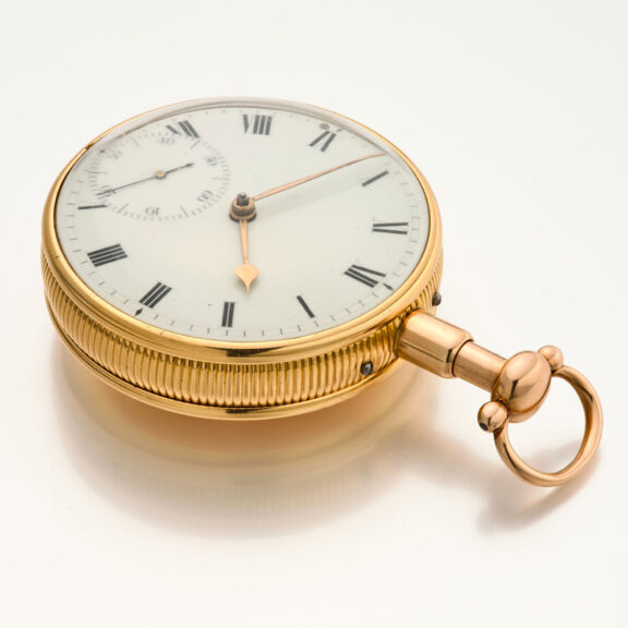 Heavy English gold quarter repeating duplex watch Circa 1813 Heavy English gold quarter repeating duplex watch Circa 1813