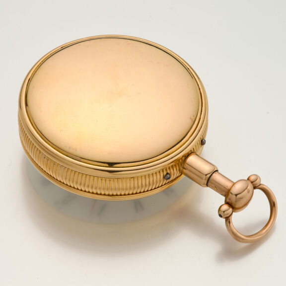Heavy English gold quarter repeating duplex watch Circa 1813 Heavy English gold quarter repeating duplex watch Circa 1813