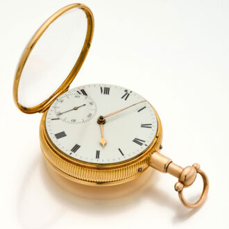 Heavy English gold quarter repeating duplex watch Circa 1813