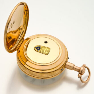 Heavy English gold quarter repeating duplex watch Circa 1813