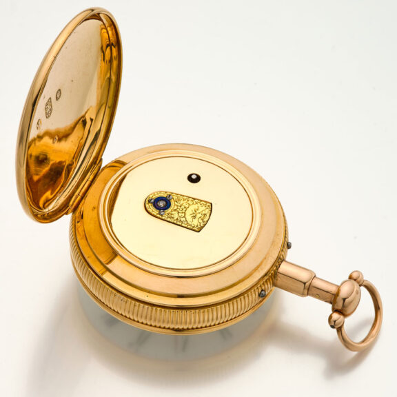 Heavy English gold quarter repeating duplex watch Circa 1813 Heavy English gold quarter repeating duplex watch Circa 1813